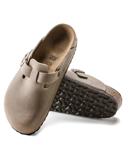 Boston Oiled Leather Sandal - Tobacco Brown - Birkenstock